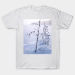 Frozen trees and fog T-Shirt